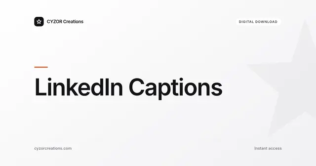 LinkedIn Captions