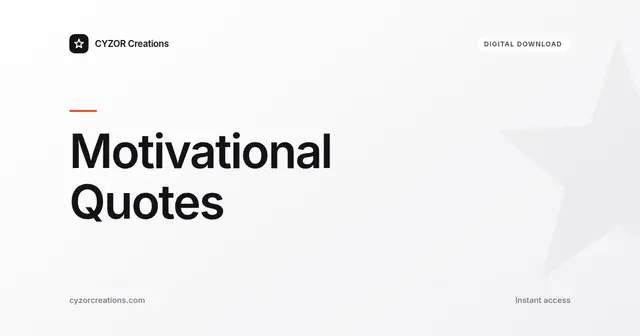 Motivational Quotes
