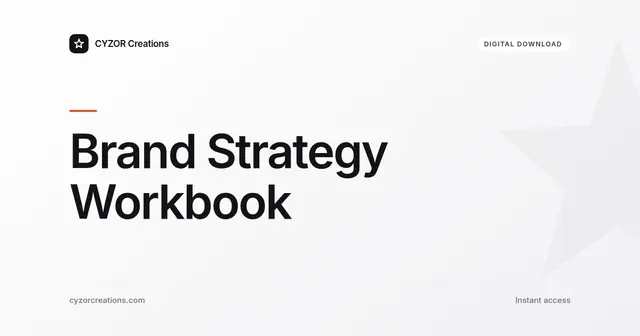 Brand Strategy Workbook