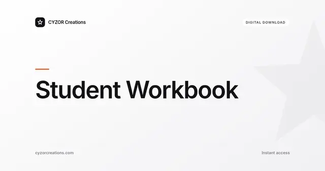 Student Workbook