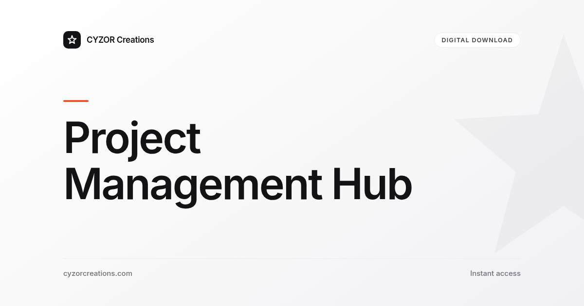 Project Management Hub