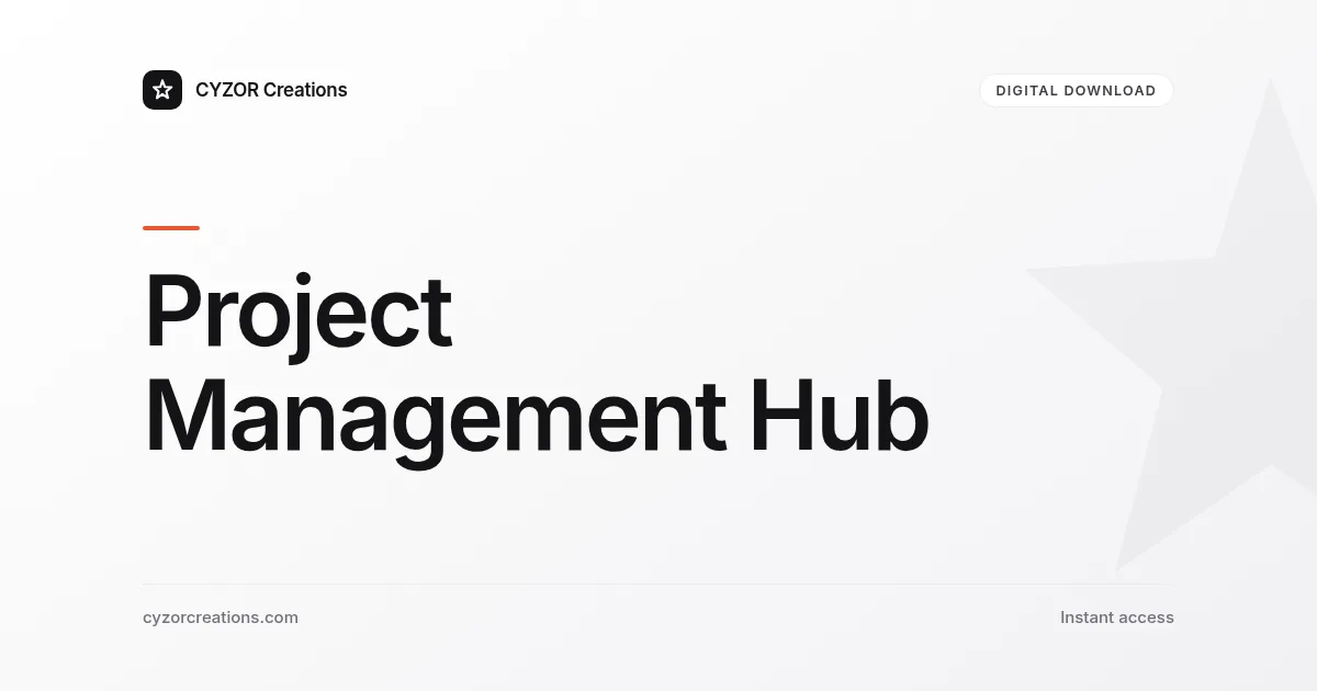 Project Management Hub