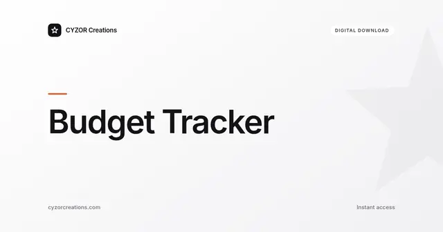 Budget Tracker