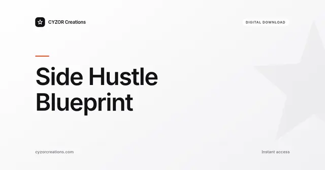 Side Hustle Blueprint