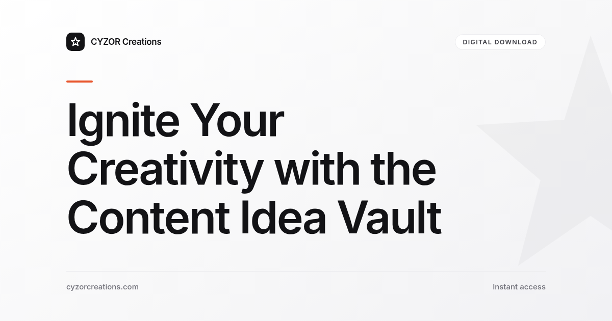 Content Idea Vault — Notion Ideas Database