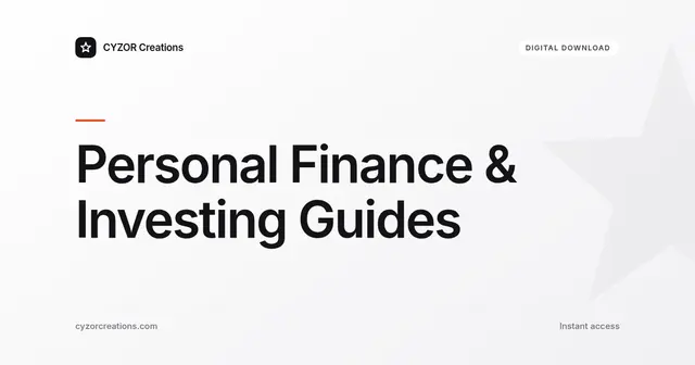 Personal Finance & Investing Guides