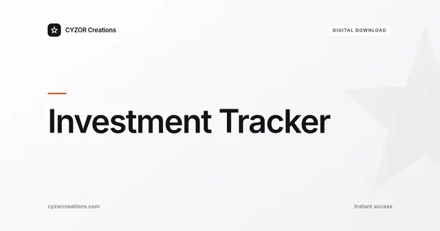 Investment Tracker