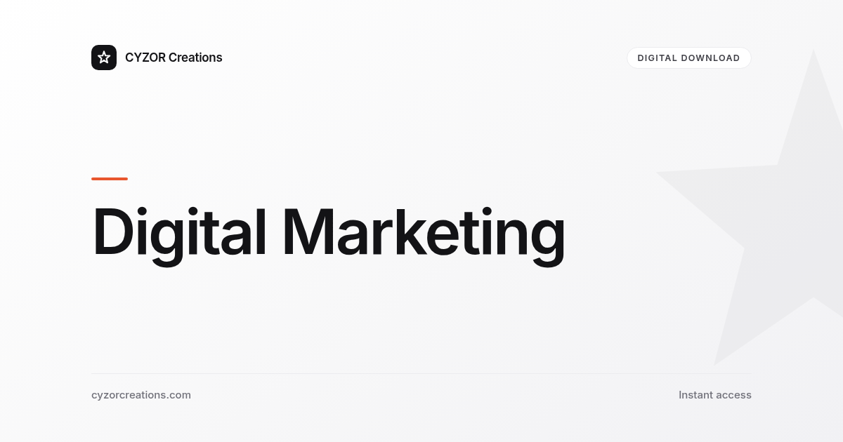 Digital Marketing