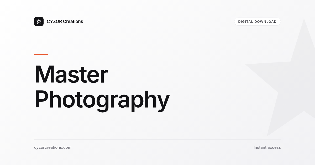 Master Photography