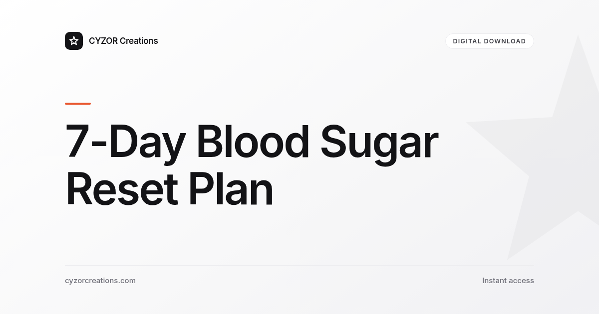 7-Day Meal Plan & Grocery List — Daily Menus with Calorie and Macro Counts