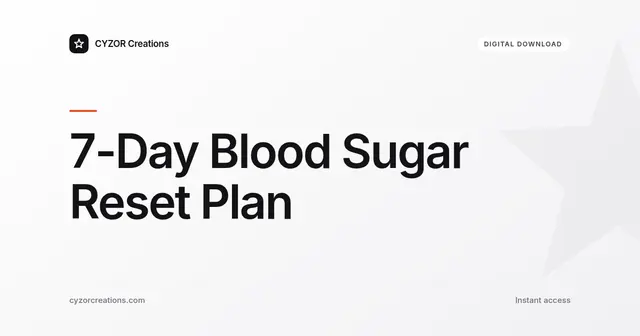 7-Day Meal Plan & Grocery List — Daily Menus with Calorie and Macro Counts