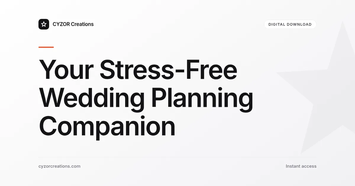 Your Stress-Free Wedding Planning Companion