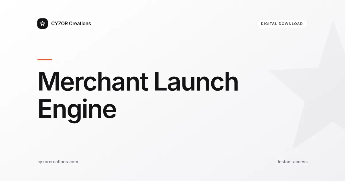 Merchant Launch Engine