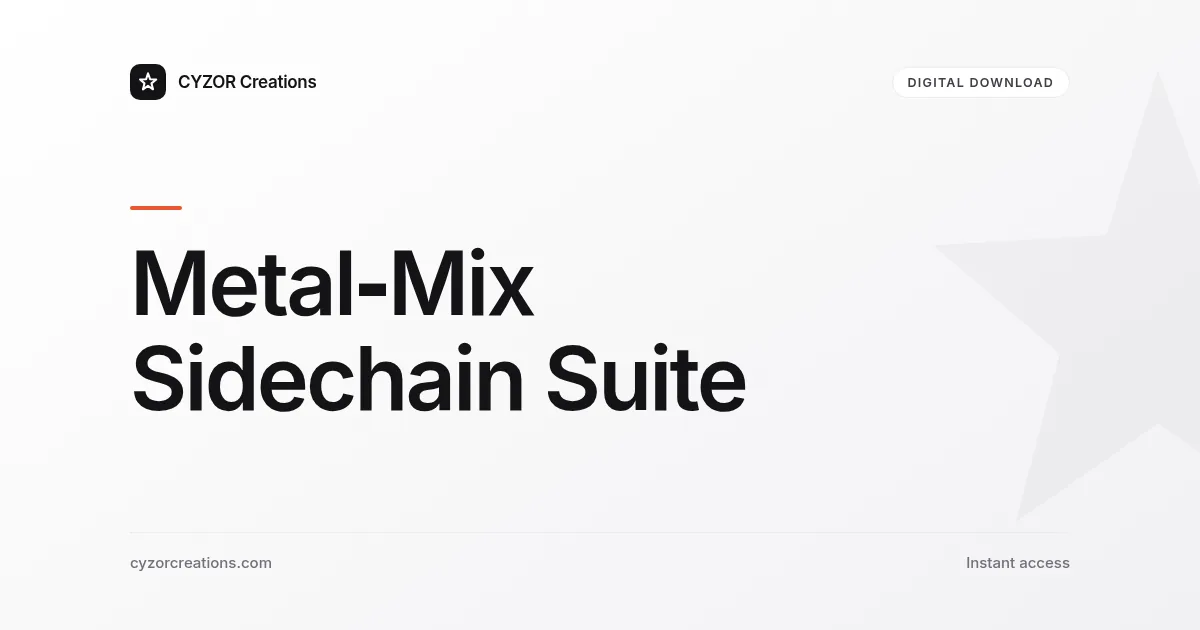 Metal‑Mix Sidechain Suite