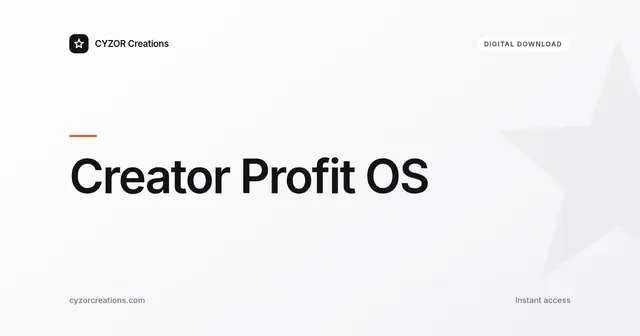 Creator Profit OS