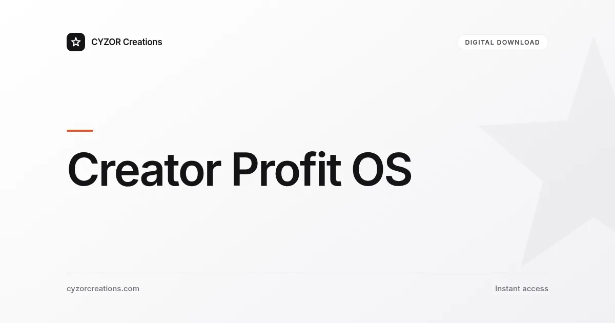 Creator Profit OS