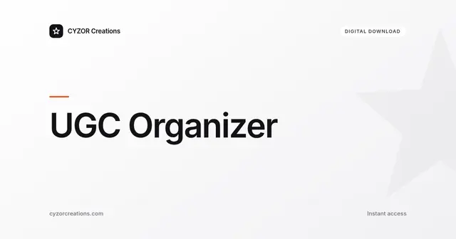 UGC Organizer