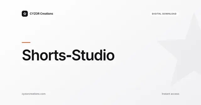 Shorts‑Studio