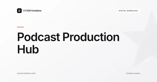 Podcast Production Hub