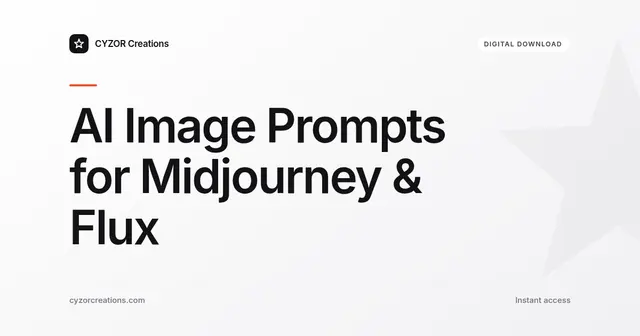 80 AI Image Prompts for Midjourney & Flux