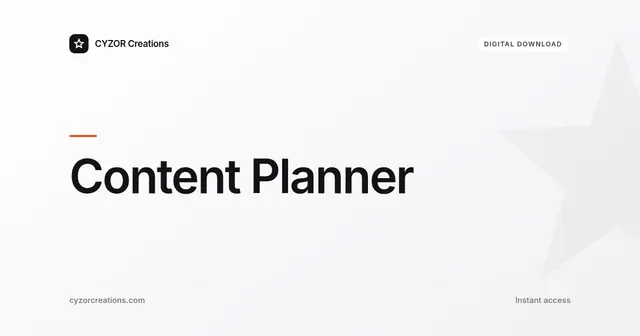 Content Planner