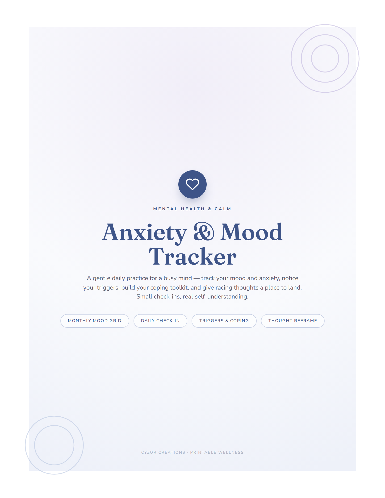 Anxiety and Mood Tracker