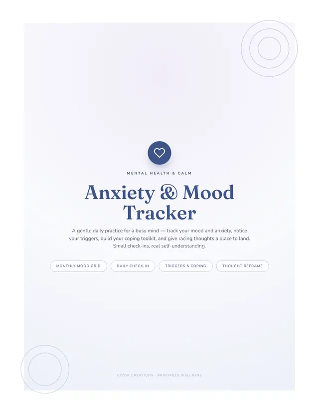 Anxiety and Mood Tracker