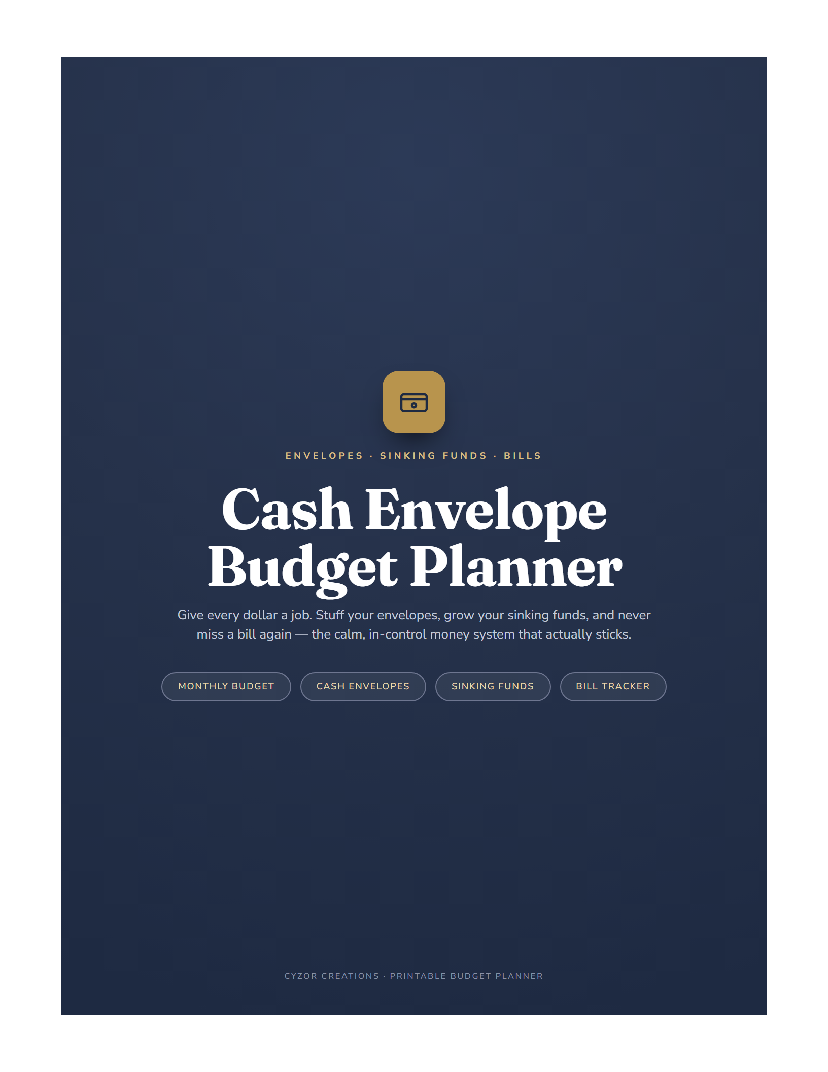 The Zero-Overspend Cash Budget System