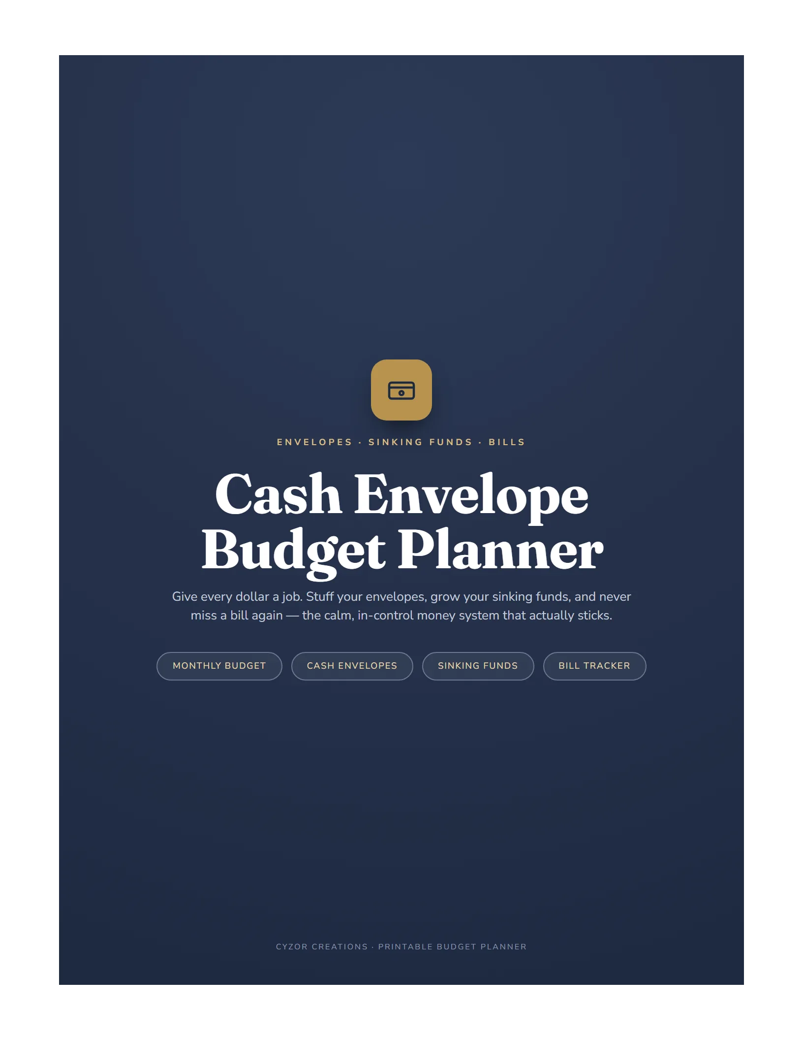The Zero-Overspend Cash Budget System
