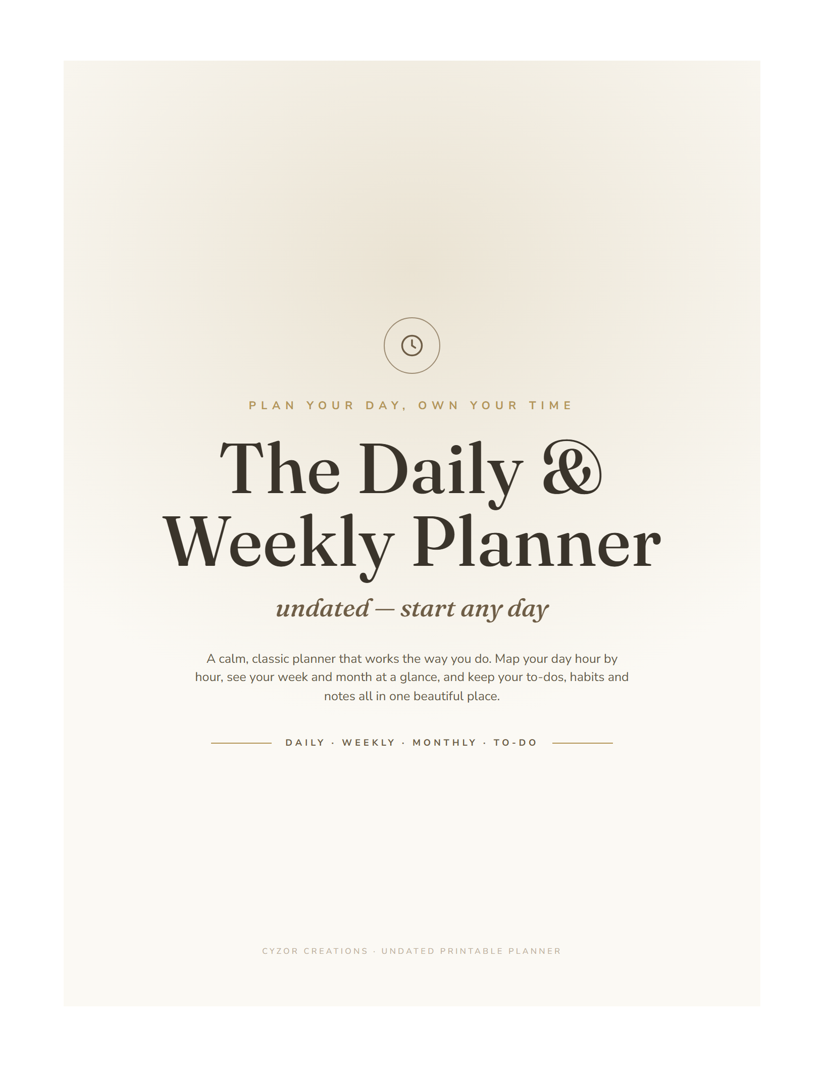 Daily Planner