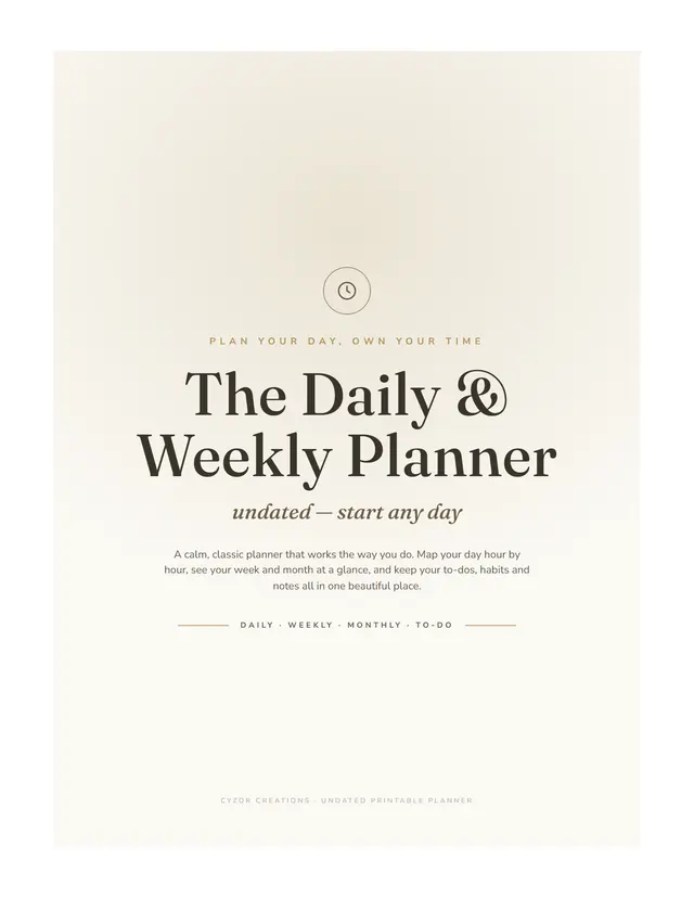 Daily Planner