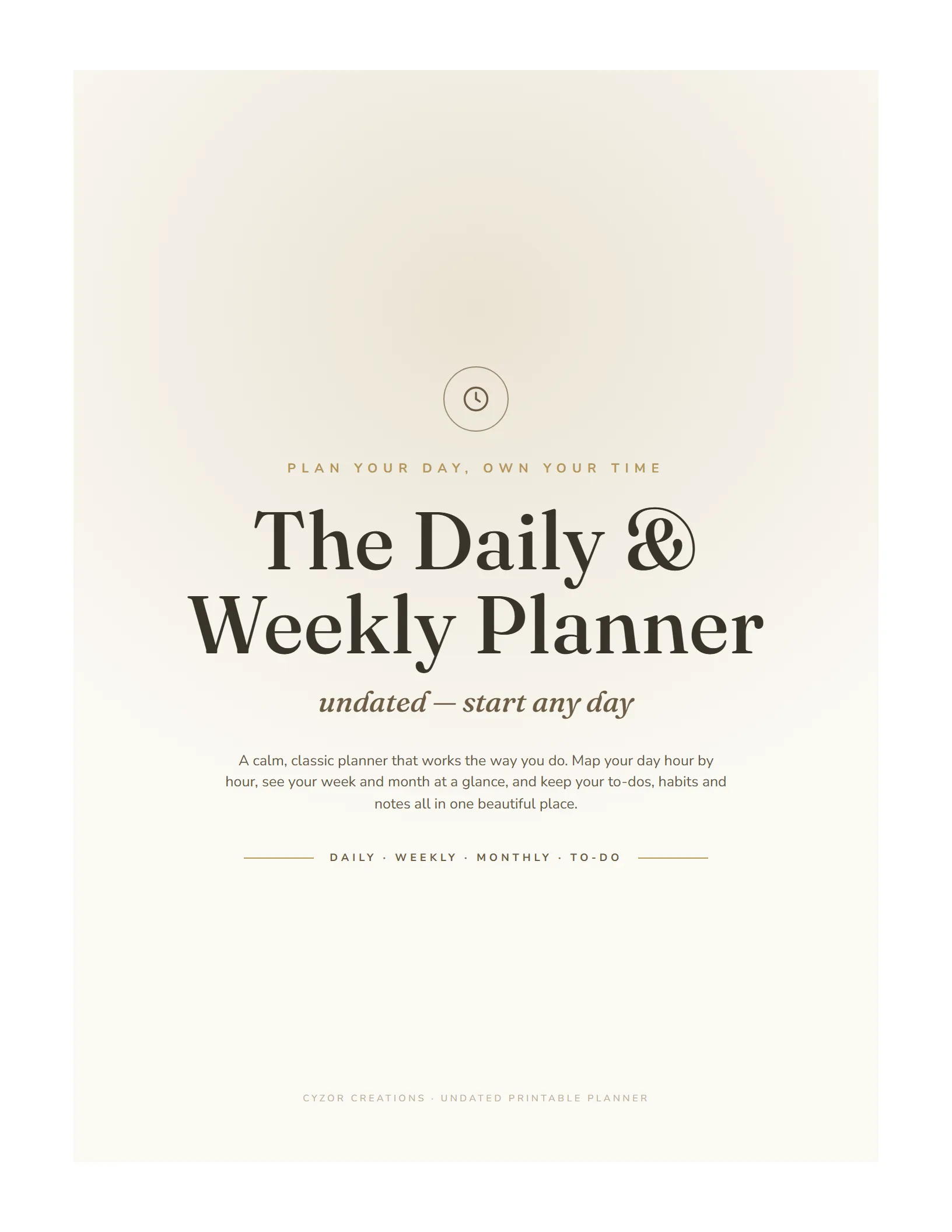 Daily Planner