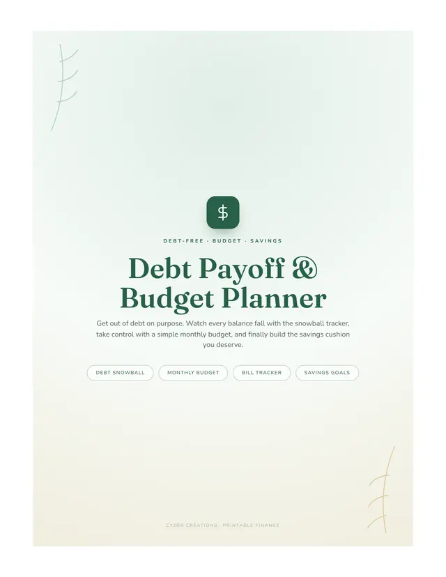 Debt Payoff Tracker