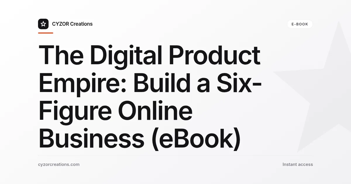 Digital Product Empire