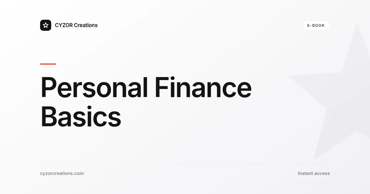 Personal Finance Basics