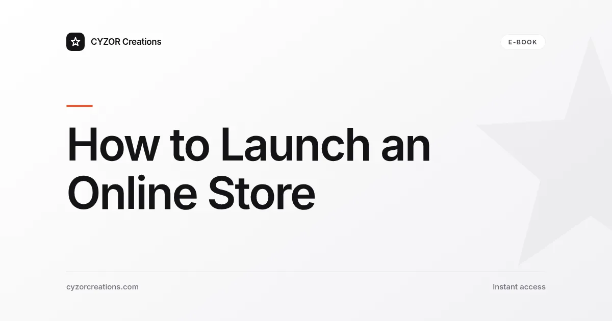 How to Launch an Online Store