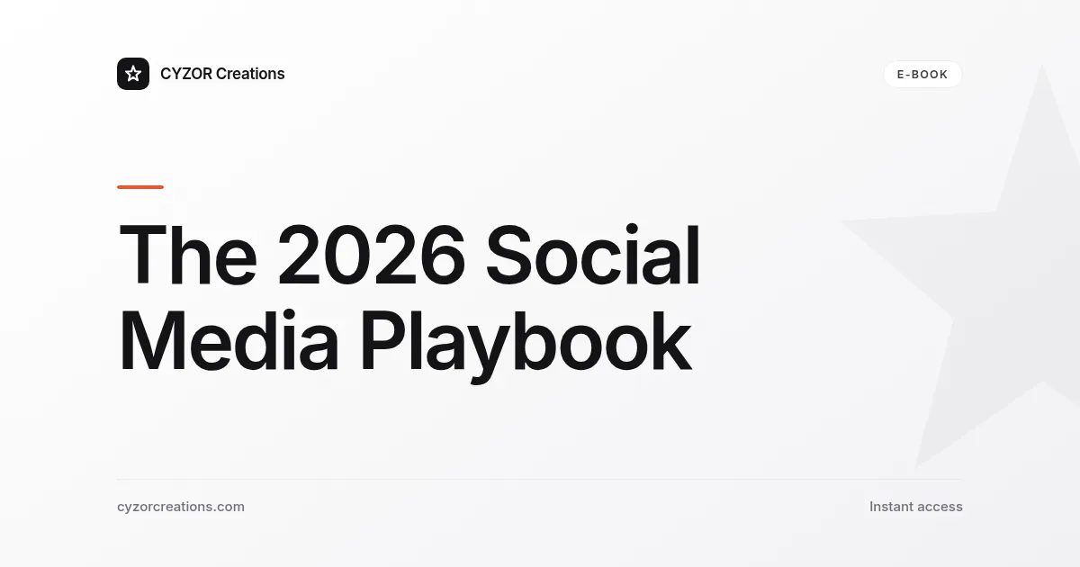 The 2026 Social Media Playbook