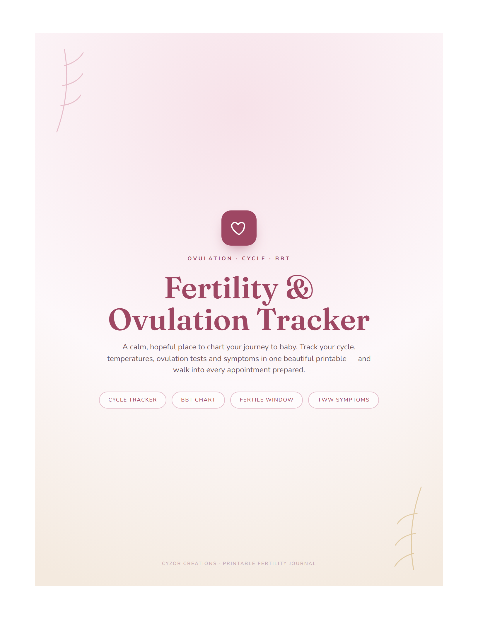 Fertility & Ovulation Tracker