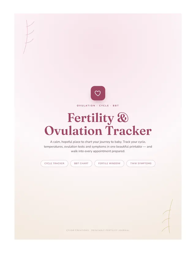Fertility & Ovulation Tracker