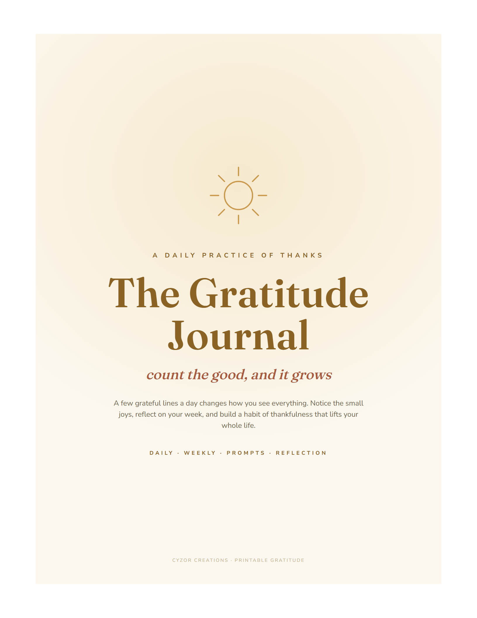 Gratitude Journal