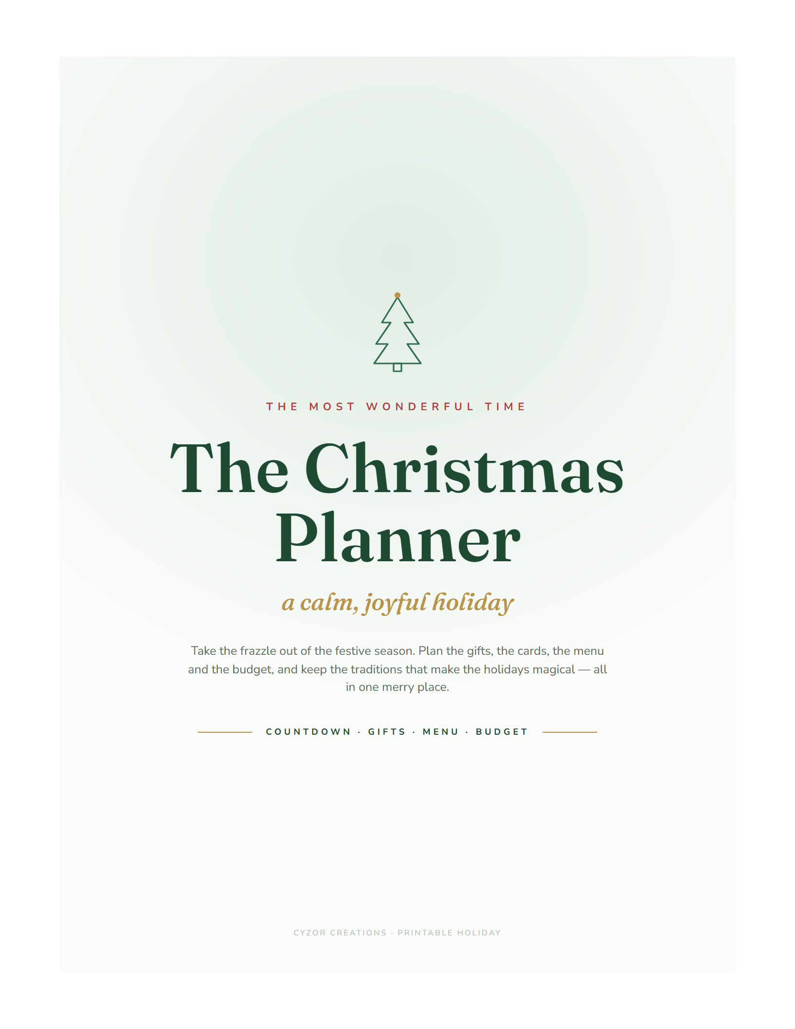 Christmas Planner