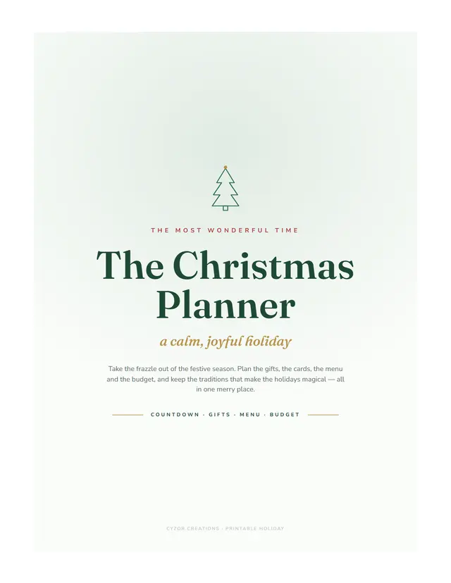 Christmas Planner