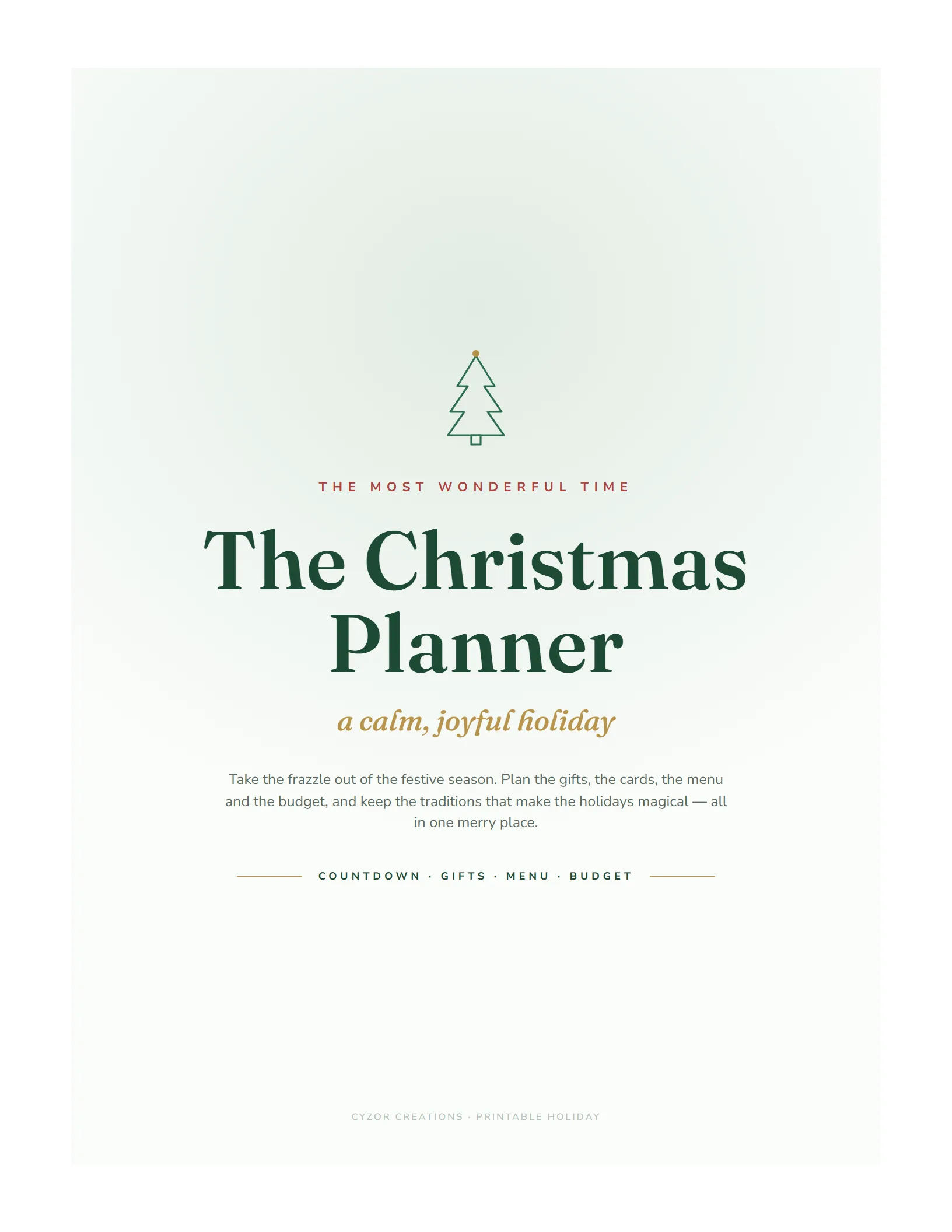 Christmas Planner