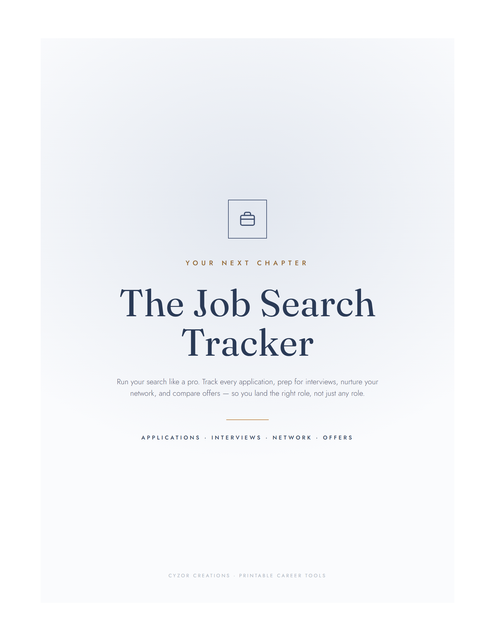 Job Search Tracker