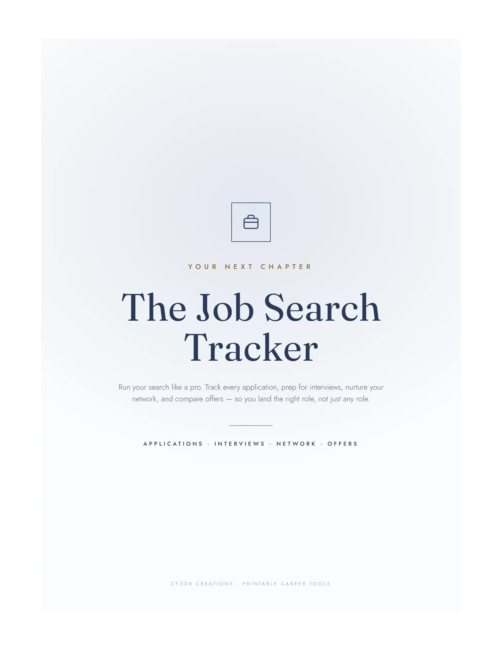 Job Search Tracker