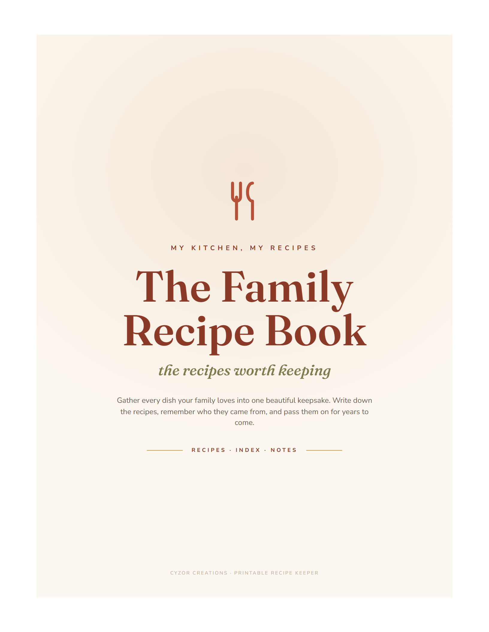 Recipe Book