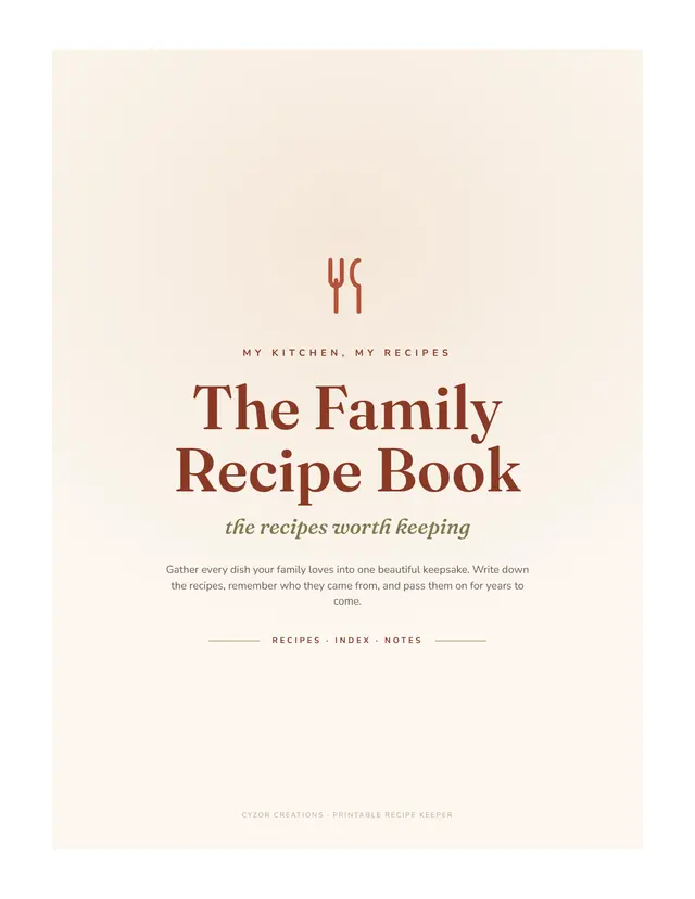 Recipe Book