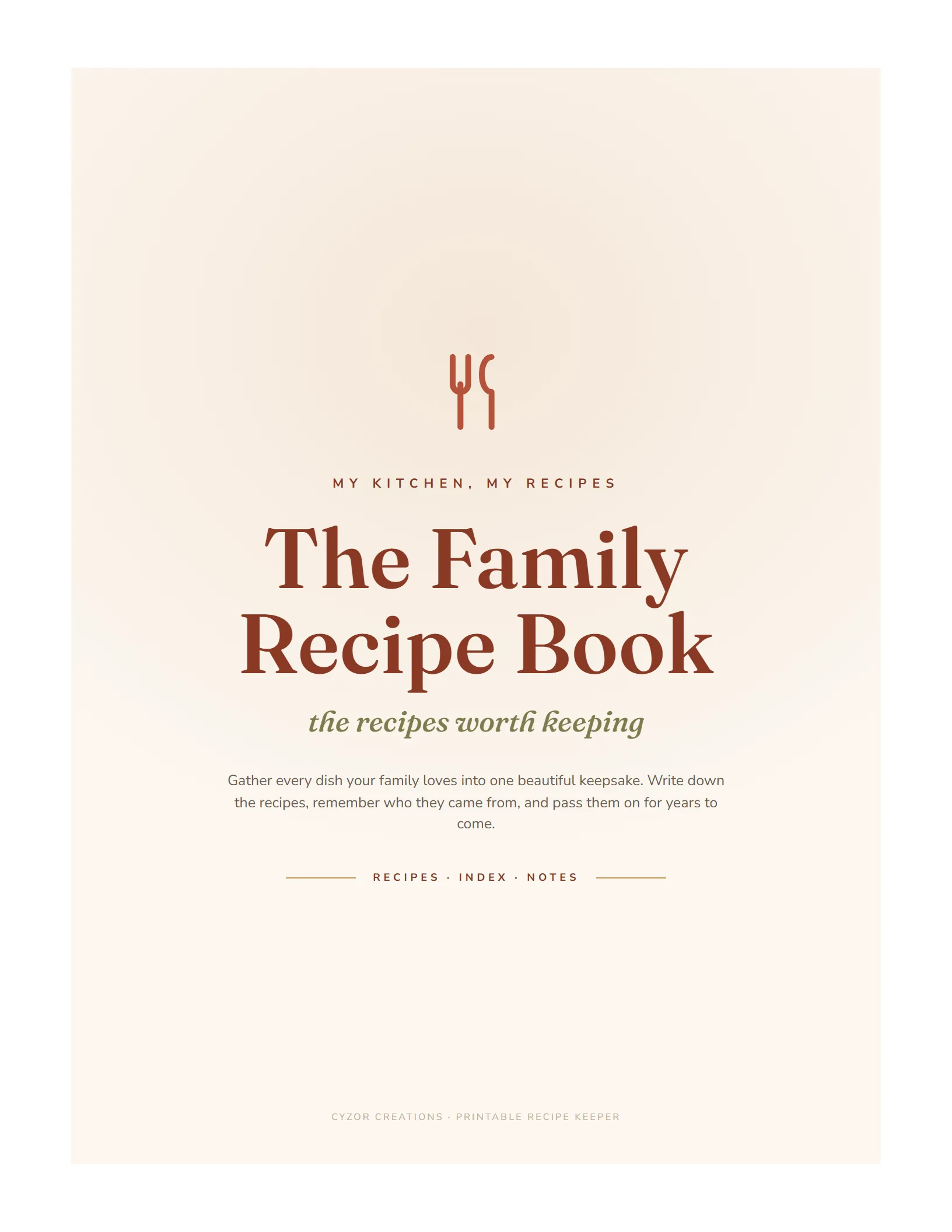 Recipe Book