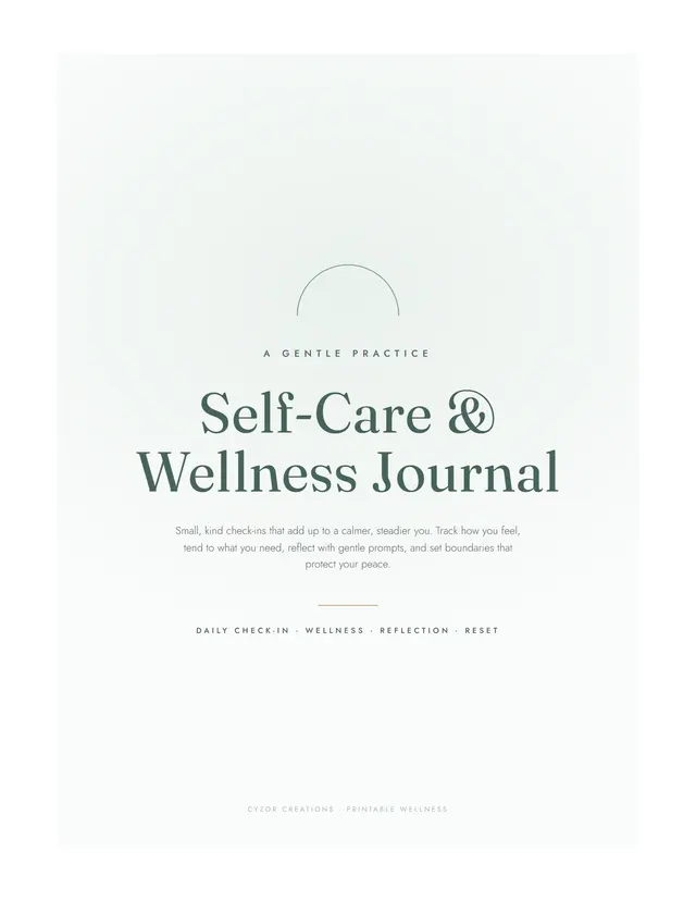 Self Care Journal