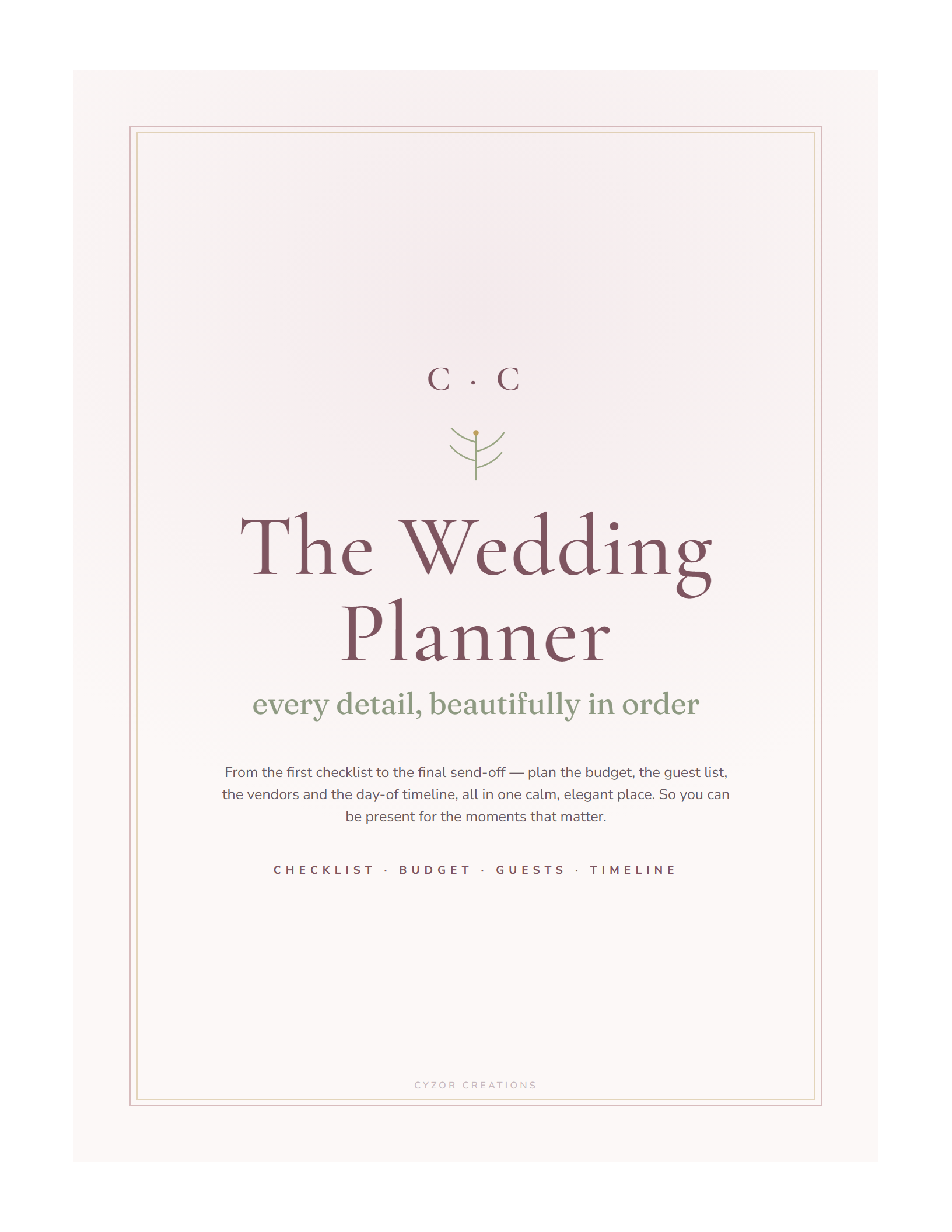 Wedding Planner